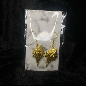 Gold Statement Earrings